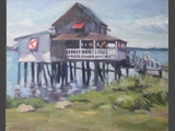 Stinson's Ranch in the Sound • 9 x 12 • Sold