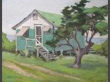 Ocracoke Shack • 11 x 14 •  Oil on Panel