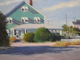 Afternoon Shadows on Cypress House Inn • 12 x 16 • $425 Framed