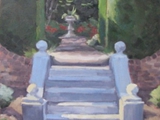 Elizabethian Gardens' The Steps • 11 x 14 • $475 Framed