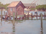 Going Fishing on Silver Lake • 9 x 12 • available at Down Creek Gallery