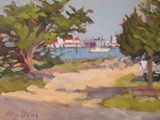 Silver Lake (Peek-a-Boo View), Ocracoke • 6 x 8 • $175 available at Down Creek Gallery